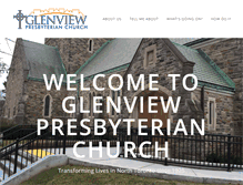 Tablet Screenshot of glenviewchurch.ca